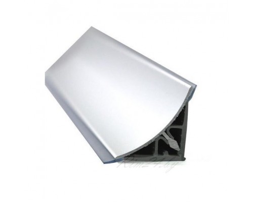 Плинтус для кухонных столешниц Термостойкий 100% алюминиевый 121A, длина от 1м до 3м.