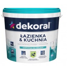 Краска акриловая DEKORAL Кухни и Ванные 1л.- 5л.(Польша)