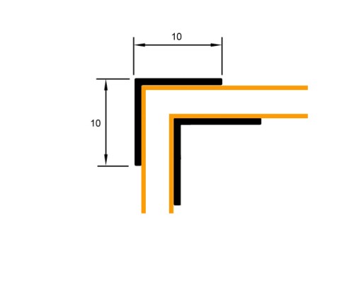 Декоративные уголки пластиковые ПВХ и металлические - лучшие цены в «Плинтус Декор»!